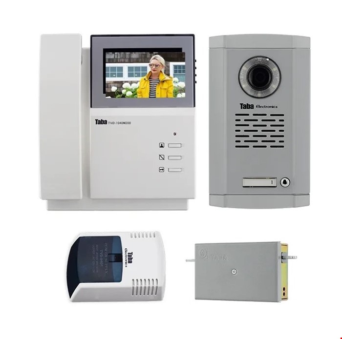 آیفون تصویری تابا مدل 1040با پنل سهند – پک کامل 1 تا 24 واحدی